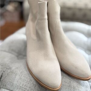 Joie Beige Ankle Booties